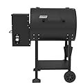 Coleman Cookout 700 Pellet Grill with 690-Sq. In. Total Cooking Surface, 2-Wheel Cart and Shelf Storage in Black, Durable Pellet Smoker Grill for Grilling, Roasting, Baking, Roasting, and Smoking
