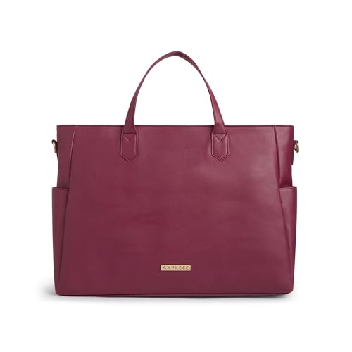 Image of Caprese Bow 15.6 Inch Large Laptop Bag for Women with Adjustable & Detachable Straps | Stylish, Durable, and Spacious with Multiple Compartments for Work, Travel, and Everyday Use