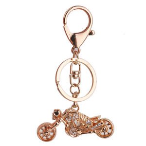 Ghost Rider Key Chain Crystal Diamante Ghost Rider Motorcycle Charm Pendant Key Ring Key ...