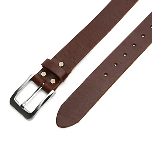 1.5 inch Men's Cowhide Genuine Leather Belt 38mm Classic4