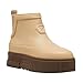 PUMA Womens Mayze Wellis Chelsea Casual Boots Ankle - Beige - Size 7 M