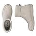 Athlefit Women's Chelsea Ankle Boots Slip On Short Winter Beige Boots Fashion Comfortable Elastic Sock Booties Size 7.5