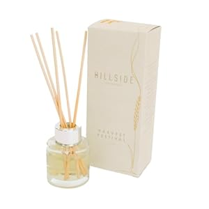 Harvest festival reed diffusers oil diffusers for home warm white pumpkin fragrance with delicate notes of golden amber valencia orange 67 fl oz  urban country home decor