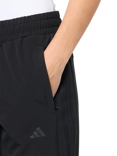 adidas Women's Pacer All Gym 3-Stripes Woven Mid-Rise Pants3