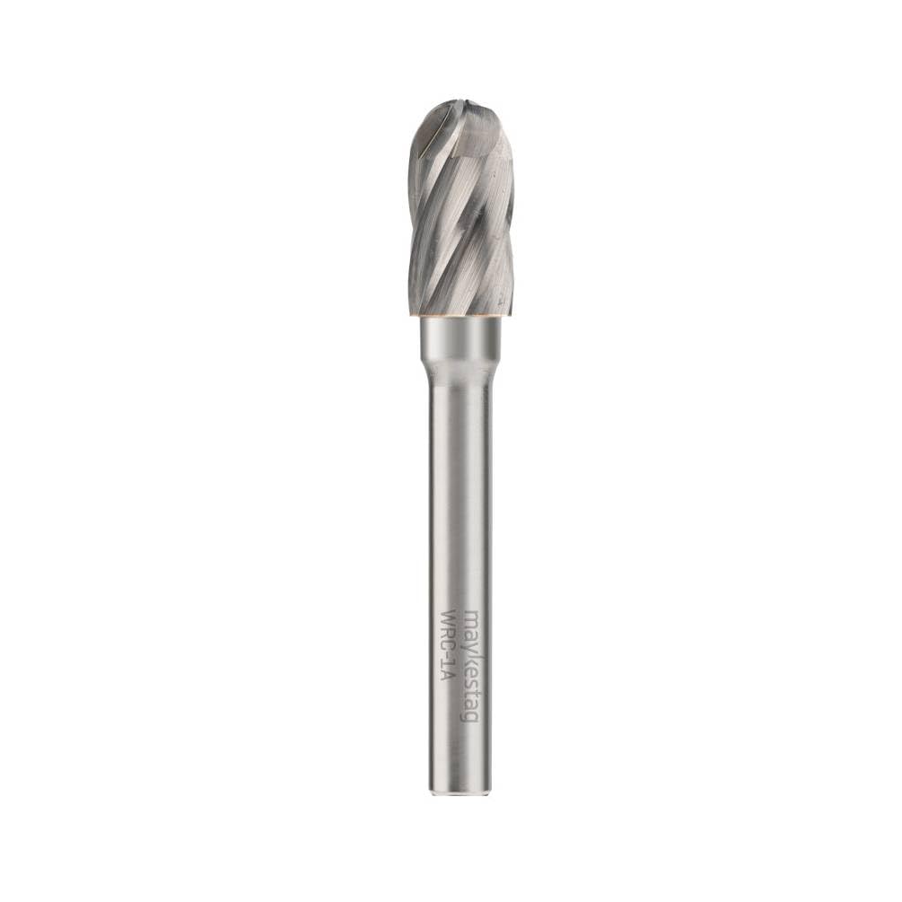 Fresa giratoria HM varilla cilíndrica forma bola - aluminio D. 10 x Lt. 65 x Lu. 20 x Q 6 mm. Diamwood