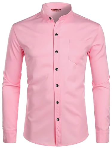 Image of Men's Slim Fit Beige Color Cotton Blend Casual Shirt