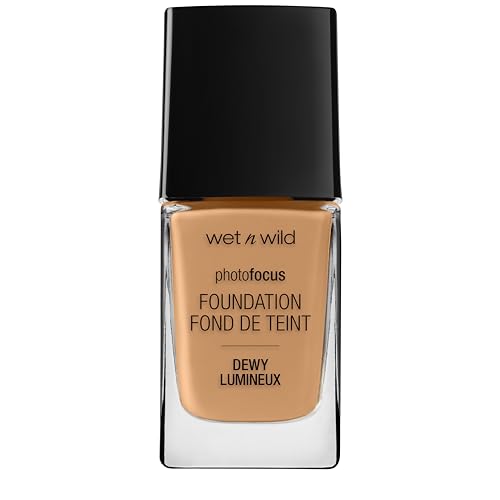 Image of wet n wild Photo Focus Dewy Liquid Foundation Makeup, Amber Beige