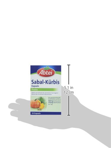 Abtei Sabal-Kürbis-Kapseln - stärkt und entlastet die männlichen Harnorgane – kann sich positiv auf das Blasen-Prostata… - Image 6