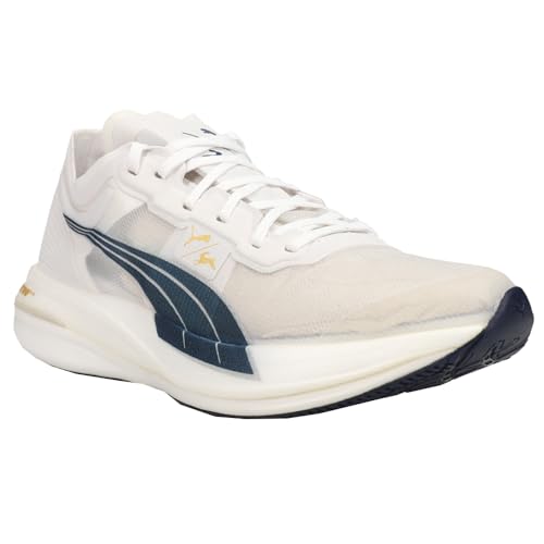 PUMA Womens Tracksmith X Deviate Nitro Elite Racer Running Sneakers Shoes - Off White2