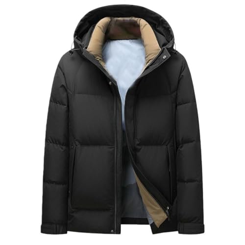 Veste d'hiver pour homme chaude et confortable avec sa capuche amovible