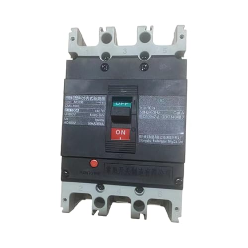 Disjoncteur 3-100C 35KA contre les courts-circuits triphasés de calibre 63A