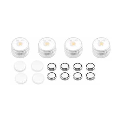 YSJJZRL 4pcs Drone LED Signal Lights,Drone Night Flying LED Light,Drone Strobe LED Light Drone Accessories for DJI FPV COMBO Mavic 3/Air 2 2S Mini 2/2 Pro and More(Red bright) Cover