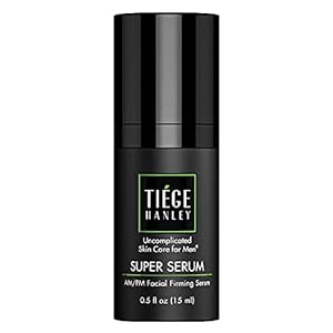 Tiege-Hanley-Morning-and-Night-Facial-Firming-Serum-for-Men-SUPER-SERUM-Sodium-Hyaluronate-and-Retinyl-Palmitate-for-Tighter-Smoother-Skin-05-Fluid-Ounces Tiege Hanley Anti-Aging Face Serum, SUPER SERUM (1-Pack) - Skin Tightening Facial Serum for Men - Mens Serum For Face with Sodium Hyaluronate & Retinyl Palmitate for Smoother & Tighter Skin, 0.5 Fl Oz