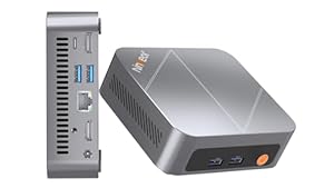 Ninkear Mini PC mit AMD Ryzen 7430U bis 4,9GHz, (3-Jahren-Garantie), 16GB RAM 512GB SSD, unterstützt PS3 Emulator Gaming, Ultra-leise, Triple 4K Display, WiFi6E, Mini Computer für Büro & Homeoffice