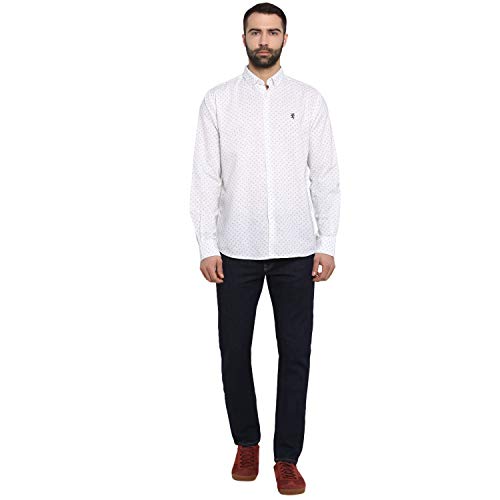 Image of Red Tape Men's Printed Regular Fit Casual Shirt