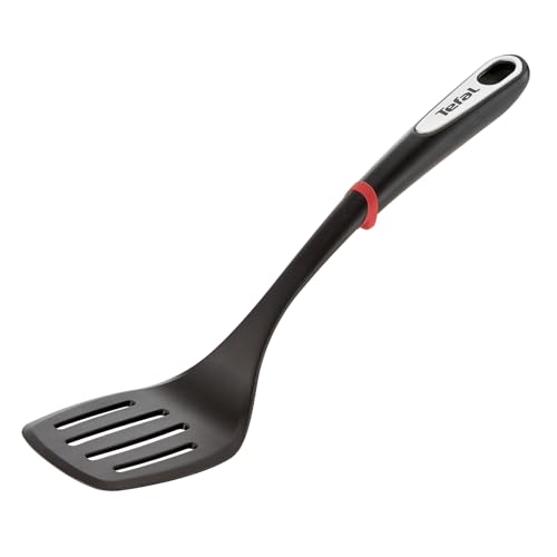 Tefal Ingenio - Espátula de plástico resistente y duradero, resistente al calor hasta 230, apta para lavavajillas, rojo y negro, K20608