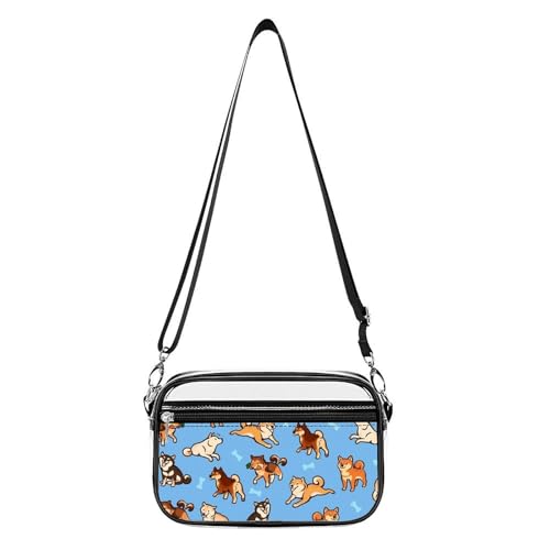 Shibes Clear Stadium Bag Mini Crossbody Bag Anti-Theft Side Shoulder Bags Messenger Bag Unisex