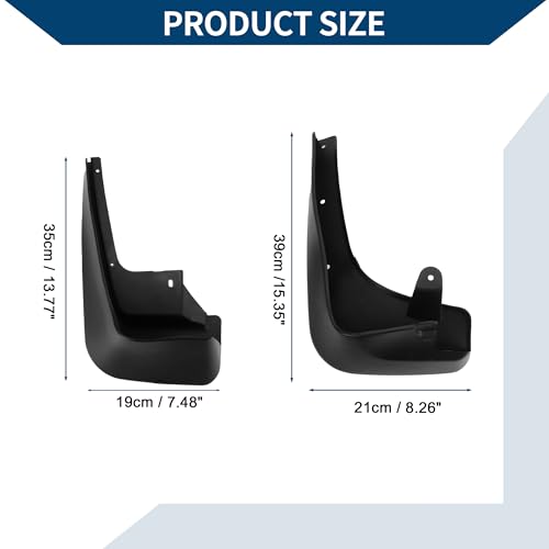 Image of Mud Flaps Splash Guards W /Mount Accessories for BMW 7 Series 2010-2016 Front and Rear Mud Guards 1 Set