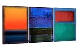 Photo Gallery curvig 3 piece mark rothko | (30x45cm-12x18in) x3 incorniciato(yt-3) Photo Gallery curvig 3 piece mark rothko | (30x45cm-12x18in) x3 incorniciato(yt-3)