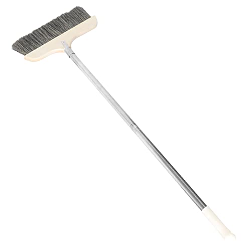 FRCOLOR Detachable Soft Broom with Long Handle Versatile Floor for Home and Office for Dust Hair Carpets Ergonomic Design for Easy Use and Storage