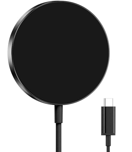 Mag-Safe Ladegerät Induktives Ladestation Kompatibel mit iPhone 17 16 15 Pro Max/17 Air Magnetic Wireless Charger Pad for iPhone 14 13 12 Serie for Air-Pods Pro 3/4 -Schlank