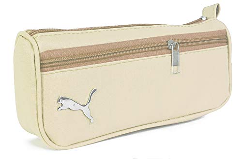 Shifaa Enterprise Multipurpose Carrier Cartoon Printed Pencil Box Pouch for Boys and Girls (Gold Yellow)