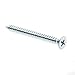 Prime-Line 9017230 Sheet Metal Screws, Self-Tapping, Flat Head, Phillips Drive, #10 X 2 inch, Zinc Plated Steel, (25-pack)