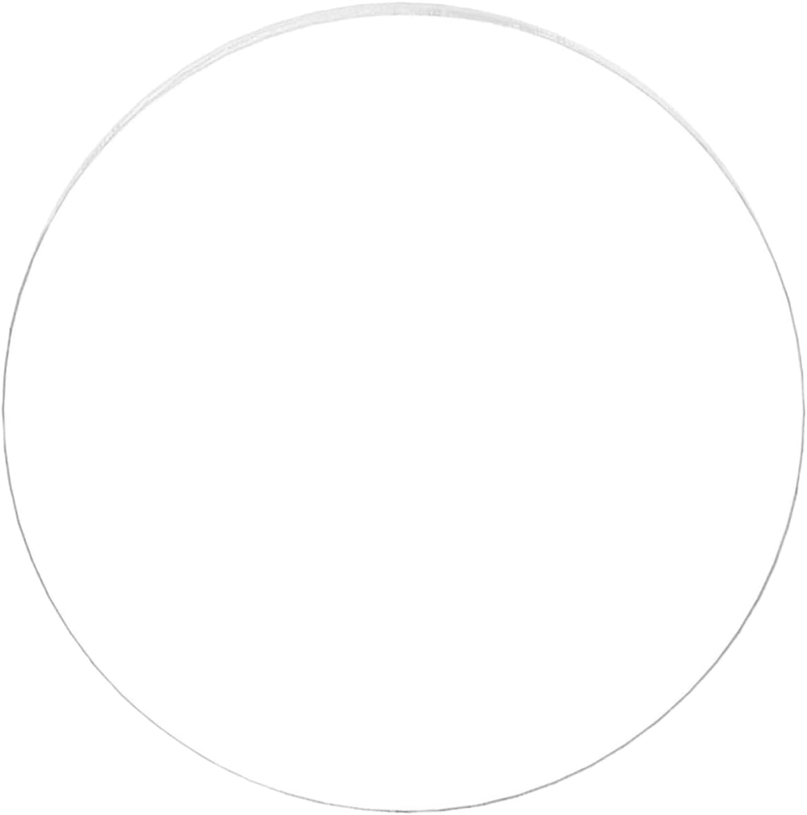 Round Acrylic Sheet 20cm Diameter 3mm Thickness Circular Plastic Disc Blank for Diy Craft Projects and Painting Accessories