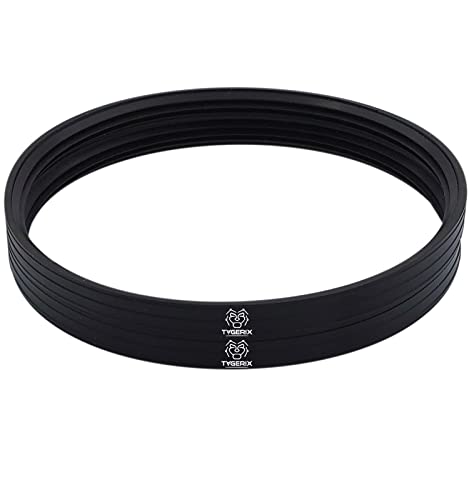 TYGERIX® 2x Guarnizione in Silicone da 125 mm per