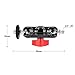 CAMVATE Universal Magic Arm with with Dual Ball Heads(Red,2 Pieces) - 2079