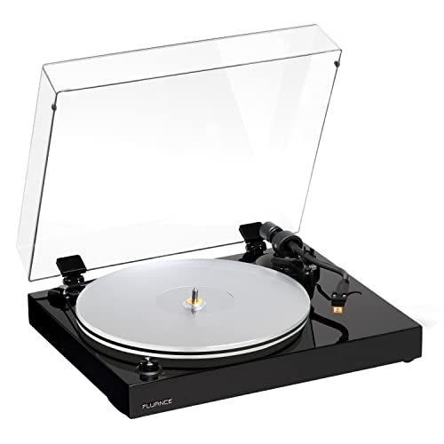Fluance RT85N Turntable with Nagaoka MP-110 Cartridge, Acrylic Platter, Speed Control, and Vibration...