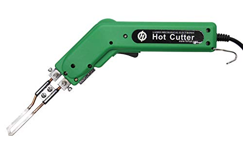 Preisvergleich Produktbild Huanyu Heißschneider 100W Heißmesser Elektrisches Styroporschneider Tragbares Heißschneidegerät zum Durchschneiden von Band, Tauwerk, Seil, Leinwand, PVC u.s.w. (220V, 250w + 25cm gerades Messer)