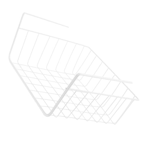 SOLUSTRE Schwarzer Draht Hängekorb aus Metall Verstellbar für Unterschrank Küche Kleiderschrank Aufbewahrung Organizer Platzsparend
