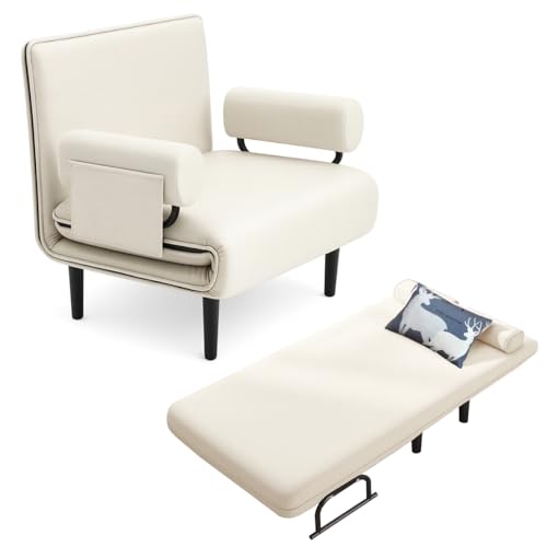 TUIYIDUO ソファーベッド 折りたたみソファー 幅83x奥行190cm 5段階