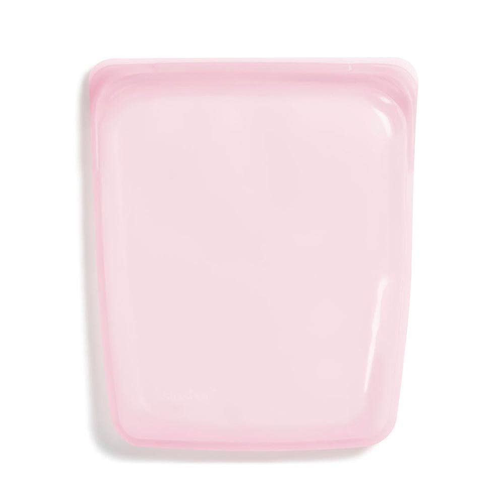 Stasher Reusable Silicone Storage Bag Rainbow Pink, Large 1.9L, 708496