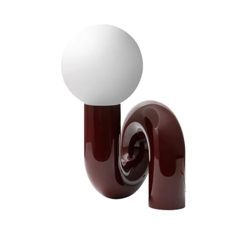 Lampe de bureau postmoderne en verre de résine créative pour salon et café