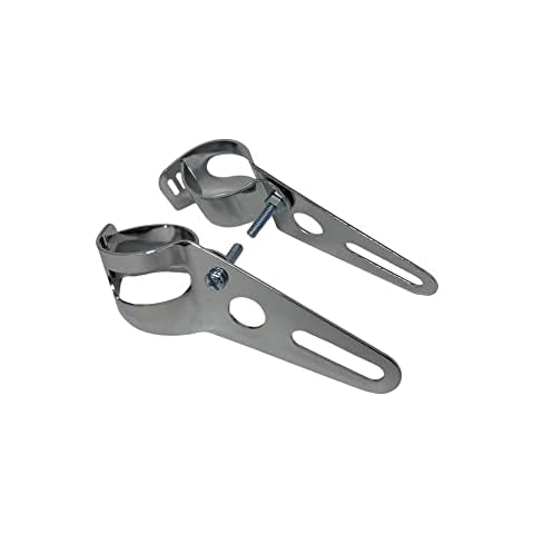 Highway Hawk Lamp Holder Clamps Side Mount / 37 mm - 42 mm (Pack of 2) Cover