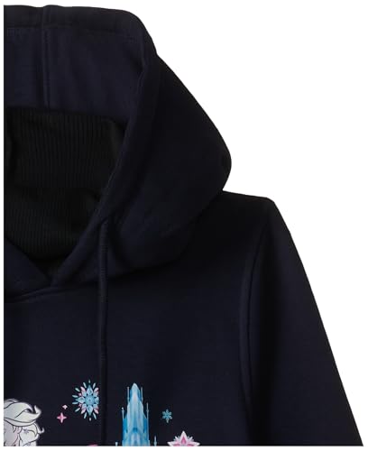 Image of Frozen by Wear Your Mind Girl's Polycotton Hooded Neck Sweatshirt (DFZNSW0021.3 13-14Y)