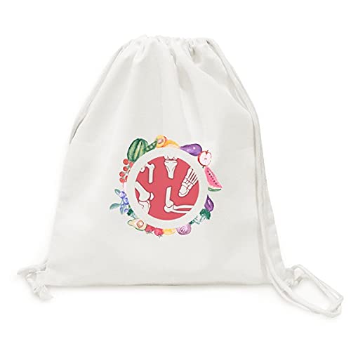 Sac en tissu pliable à sangle squelette red légumes cartoon