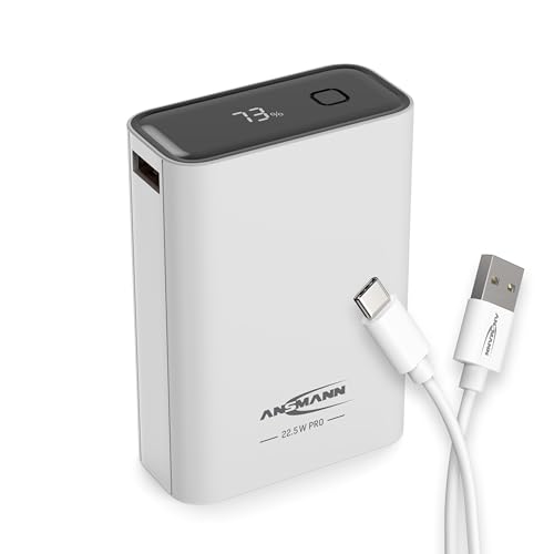Powerbank 22.5 W PB322PD - Batteria esterna con capacità di 20.000 mAh - di backup con porte USB-A e USB-C ideale per smartphone tablet laptop console portatili