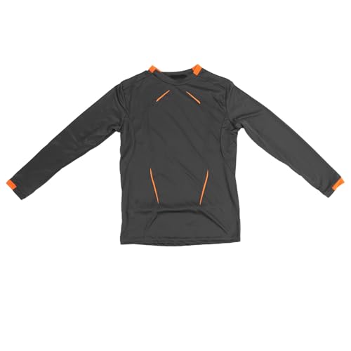 Camisa Dry Fit para Hombre, Camisetas Atlticas Que Absorben el Gimnasio, Camisa de Manga Larga de Secado Rpido para Gimnasio Al Aire (M