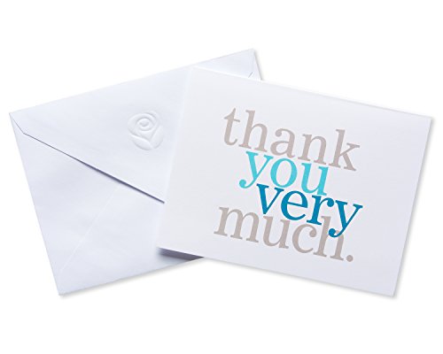 American Greetings 卒業サンキューカード 封筒付き マルチカラー シェブロン (50枚)