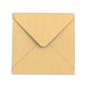 Lempac Kraftpapier Versandtaschen 155x155mm, 200 Stück