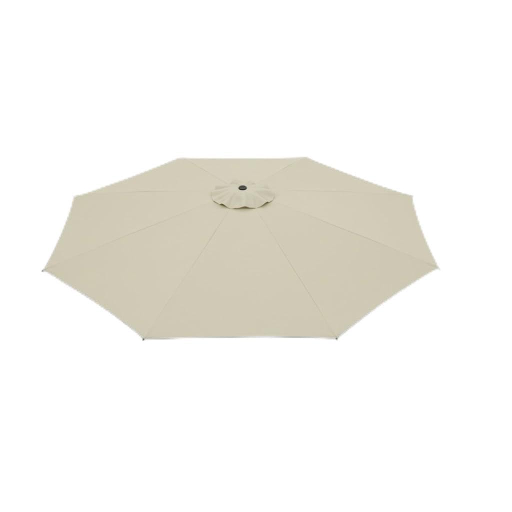 Pincho Toldo de Repuesto para Sombrilla Jardin Exterior de 300 cm, Grueso y Fuerte, Tela de Repuesto para Paraguas de Patio con 6 o 8 varillas para exteriores, Toldo para sombrilla UV50+
