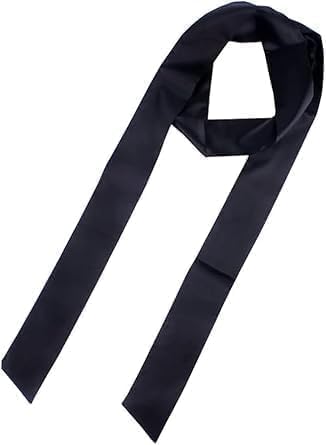 Black Satin Ribbon Long Sash Belt for Wedding Dress, Bridal Waist, Robe Replacement, Special Occasion Accessories for Women and Girls
