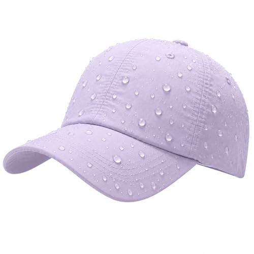 Image of Waterproof Baseball Cap Breathable UPF50+ Caps for Men Women Outdoor Sport Adjustable Rain Quick Dry Hat