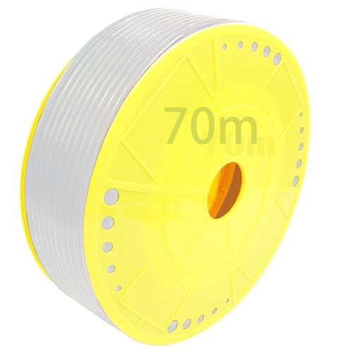 Air Compressor Hose, Dujelixa Flexible Polyethylene Pneumatic Hose (PE) OD 8mm x ID 5mm, Hose Tubing, Air Pneumatic (Milky