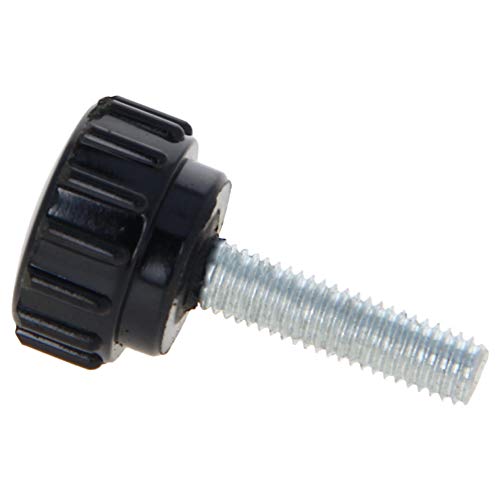 Image of Othmro 10Pcs M5 x 20mm Male Thread Knurled Clamping Knobs Grip Thumb Screw on Type Round Head Screw Black Plastic Bakelite Straight Handle Thread Screw Ball Knob for Drill Press Lathe
