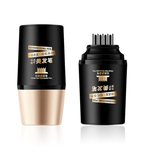 Tomedeks Matita colorante istantanea 2 in 1 con pettine integrato, ritocco capelli bianchi, ritocco ricrescita capelli, Instant Color Stick resistente all'acqua e al sudore (marrone scuro)