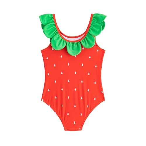 LIZENS Girls One Piece Swimwear Cute Girls Swimsuit 2-12 Bathing Suit for Kids2